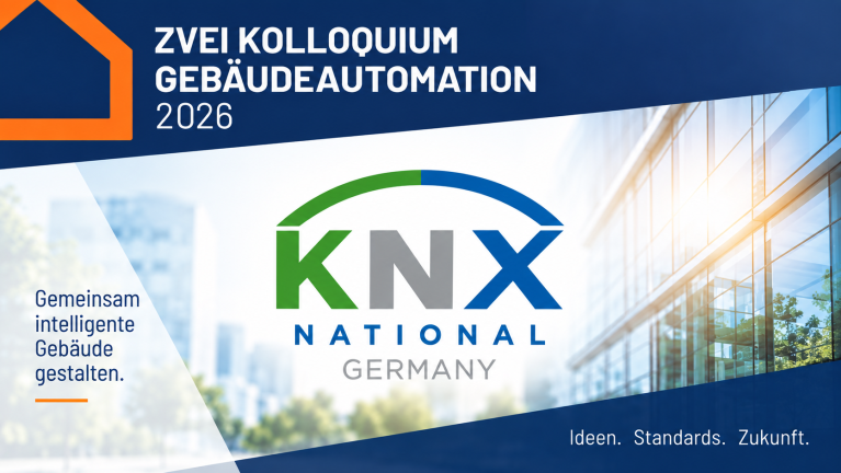 KNX Deutschland engagiert sich beim ZVEI-Gebäudekolloquium 2026